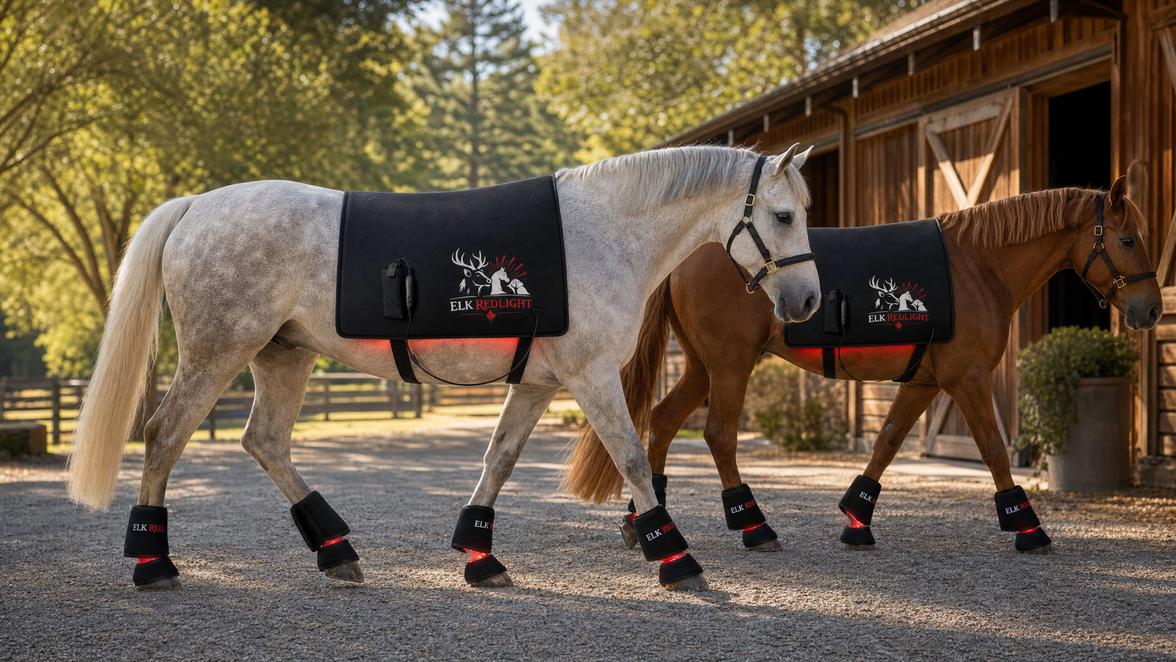 Tendon Wrap™ – Red & Infrared Light Therapy for Equine Legs For Horses